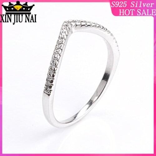 925 Sterling Silver Water Droplet Clear CZ Finger Rings for Women Wedding Engagement Jewelry Girlfriend Gift