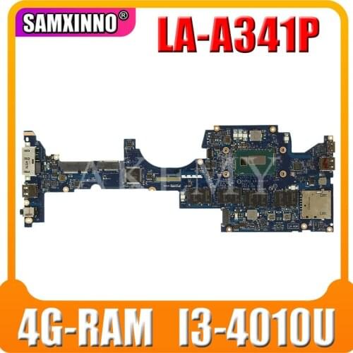 ZIPS1 LA-A341P Laptop motherboard For Lenovo ThinkPad YOGA S1 original mainboard 4G-RAM I3-4010U
