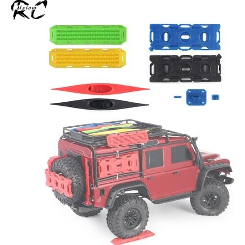 1/10 Scale Fuel Tank Sand Ladder Jerry Can Kayak Decoration Set for RC Crawler Car TRX-4 TRX-6 Axial SCX10 EX86100 MST CFX TF2