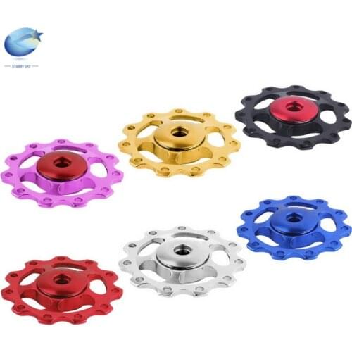 11T Ultralight 11 Speed MTB Aluminum Alloy Guide Road Bike Bearing Jockey Wheel Rear Derailleur Pulleys Outdoor Bicycle Parts