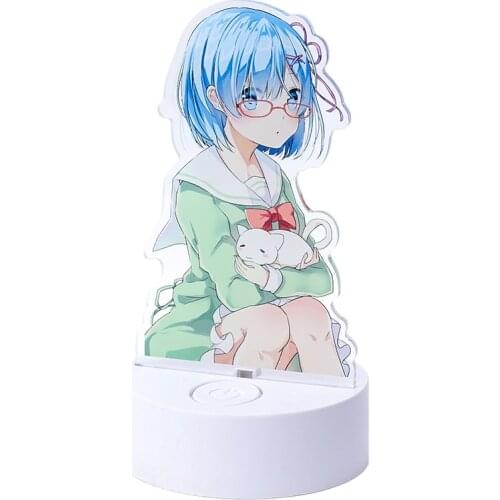 15cm custom acrylic anime character standees personalized LED acrylic standee