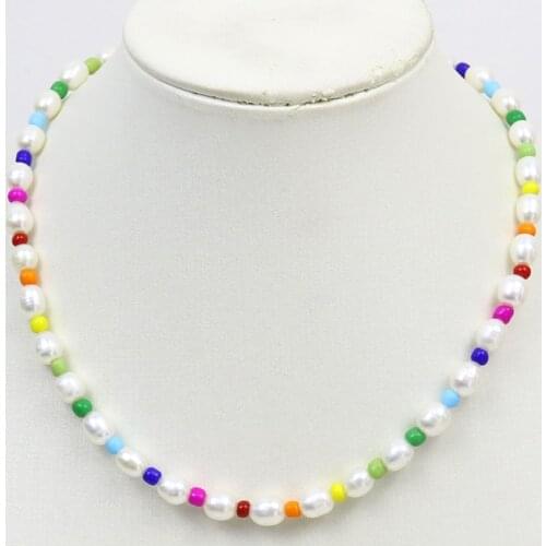 5 Strand Bohimia Jewelry Necklace Mix color Jewelry Beaded strand Jewelry Accessories Jewelry Necklace Gift 9879