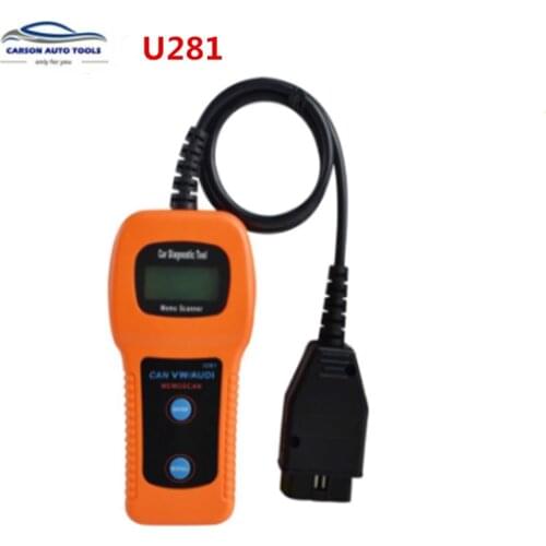 Scanner for auto Hot selling U281 for VW for AUDI for SEAT ABS Airbag Engine Reset Code Reader CAN BUS OBD2 Scanner Tool