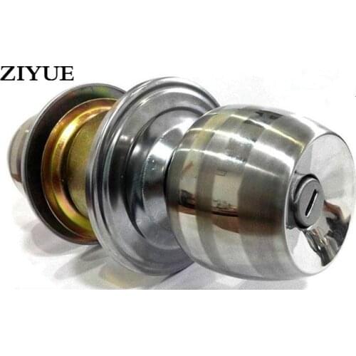 Free Shipping Stainless Steel Ball Lock Toilet Ball Spherical Lock Interior Doors Ball Lock