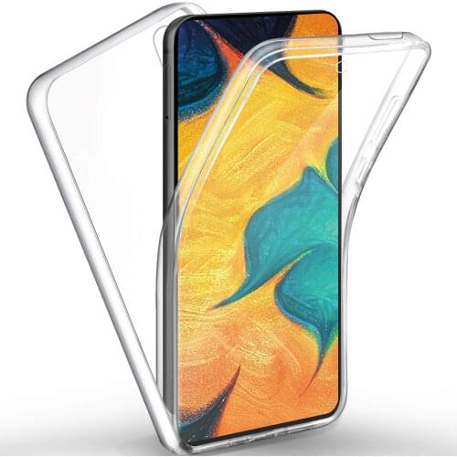 360 Full Body Case for Samsung Galaxy J2 J3 J4 J5 J6 J7 2016 J8 2018 Note 8 9 10 Plus S21 S20 Ultra Double Side TPU Clear Funda