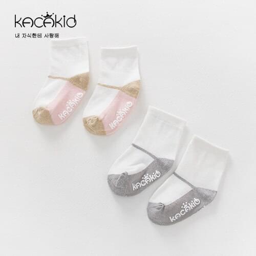 Kacakid Princess Girls Baby Socks Anti Slip Cotton Warm Spring Autumn Kids Socks For Children 0-4 Years