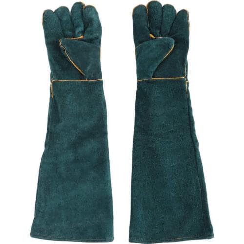 Feeder dish Feeding Dispenser Anti‑Animal Bite Gloves Reptile Bird Handling Falcon Protective Safety Leather Supplies