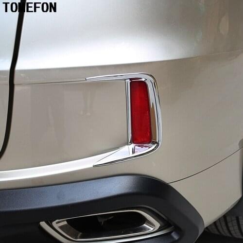 For Honda UR-V 2017 Car Styling Rear Fog Light Cover Tail Fog Lights Cover Frame ABS Exterior Accessories