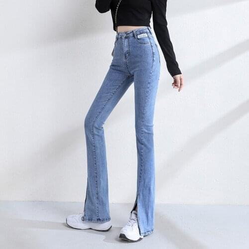 Jeans Woman Ripped Jeans for Women Denim Trousers Jeans Boyfriend Femme Denim Pants Women Pants High Waist Vintage Streetwear