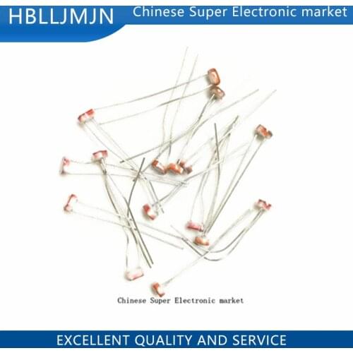 10PCS 7539 Light Dependent Resistor LDR 7MM Photoresistor wholesale and retail 7539