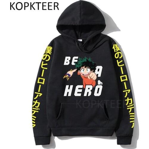 Deku My Hero Academia Izuku Midoriya New Design Hoodies Harajuku Men Women Hoodies Hip Hop Streetwear Long Sleeve Pullovers