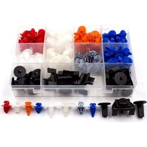 Ka li li Auto Interior Door Trim Panel Fender Universal Plastic retainer Fastener Clip With Box Set