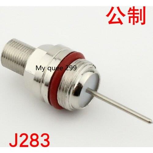 Cable TV amplifier connector J283 needle transfer F holder pure copper needle metric amplifier F head