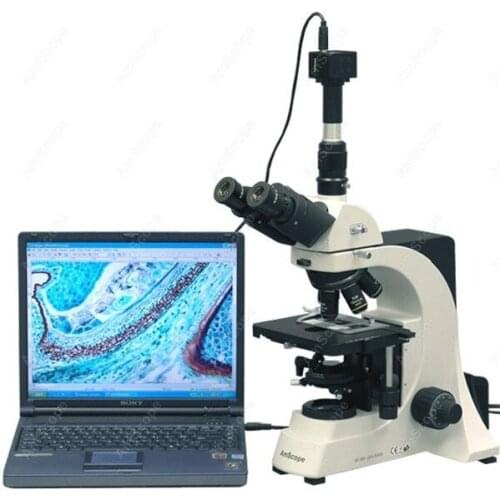 Laboratory Biological Microscope-AmScope Supplies 40X-2500X Professional Laboratory Biological Microscope + 3MP Camera
