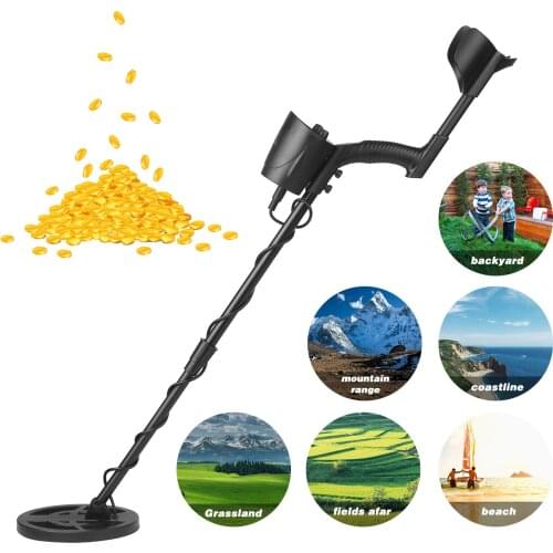 GT6300 Metal Detector gold treasure detector High-Accuracy Metal Finder with Waterproof Search Coil underground metal detector