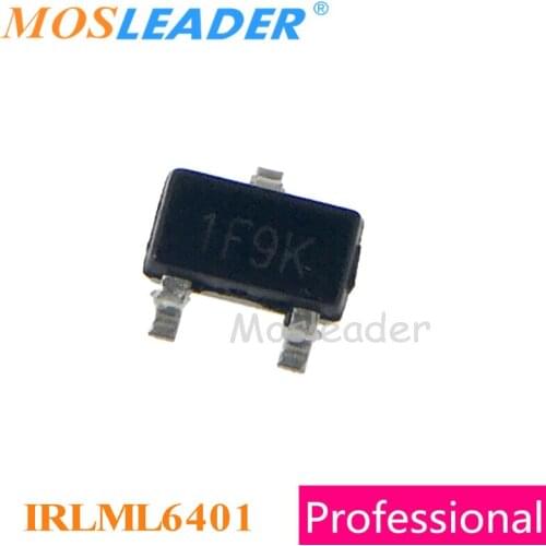 Mosleader 1000PCS IRLML6401 SOT23 IRLML6401TR IRLML6401TRPBF IRLML6401PBF P-Channel 12V Rds=65mR 90mR Chinese High quality