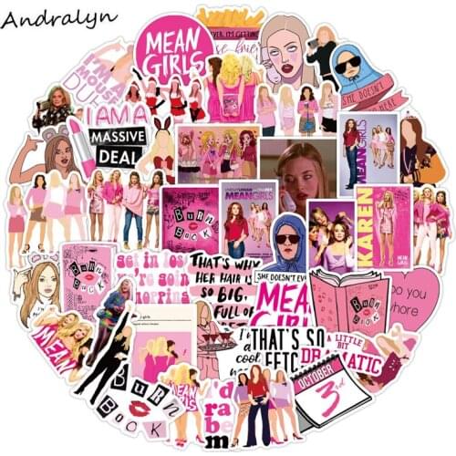 10/50Pcs Mean Girls TV Show Youth Stickers Toys For Childrens Motorcycles Skateboards Phones DIY Hand Diaries Scrapbooks Desk