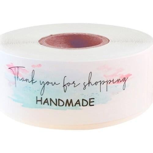 120 pcsThank you for your order stickers 1x3 inch labels for envelope sealing for small business decor sticker stationery supply