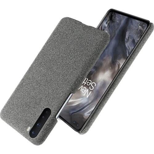 Anti-slip Ultra Thin Fabric Cloth Case for Oneplus Nord Anti-Drop Phone Bag Fitted Cover for One Plus Nord for Oneplus Nord 6.44