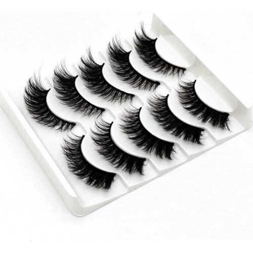 Eyelashes 3D Mink Lashes Wispy Fluffy False Eyelashes Handmade Crisscross Mink Eyelashes Eyelash Extension false Fake Eye Lashes