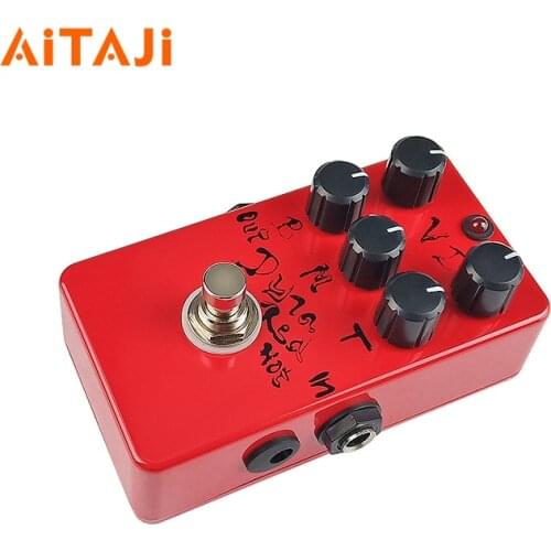 Red Distention Pedals Effector For BJFe Dyna Red Distention 5K Rock Guitar Effects Hot Version