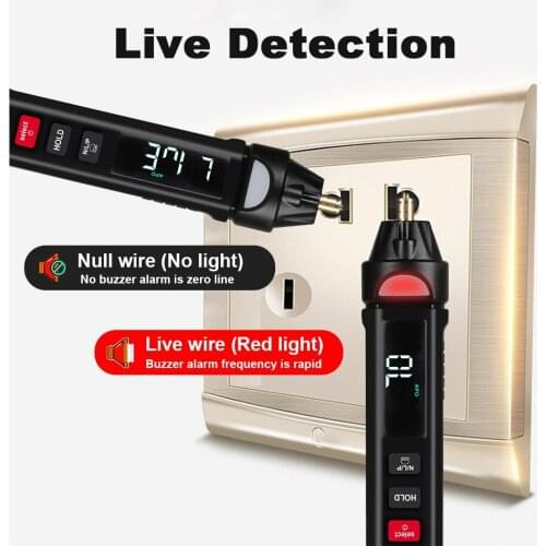 3in1 Portable Multimeter Current Pen Phase Sequence True RMS Digital Automatic Identification Professional Voltage Test Pen