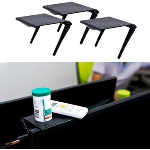 Adjustable TV Screen Top Shelf Rack Computer Monitor Desktop Screen Top Shelf TV Buddy Organizer Home Office Storage Rack