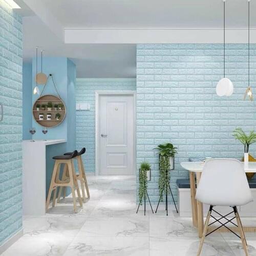 3D Self-Adhesive Wallpaper Foam Real Bricks Effect Wall Panels For TV Walls/Sofa Background Bedroom Kitchen Bathroom Living Room