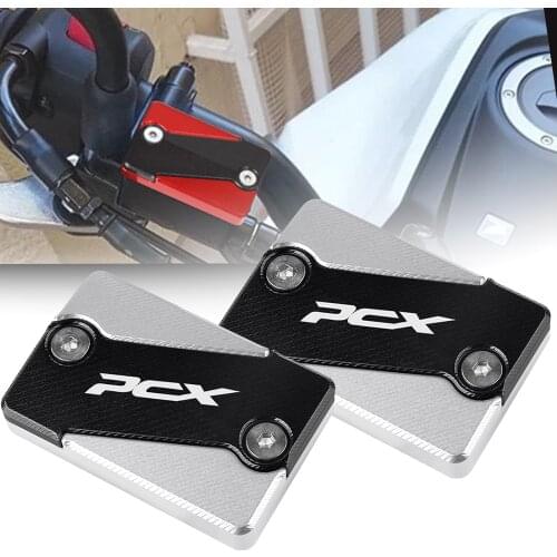 Motor Scooter Accessories Front brake Fluid Reservoir Cap Covers For Honda PCX 125 125 all years 2021 2020 20119 2018 2016 2014