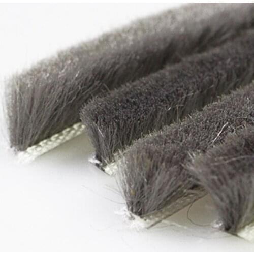 10meters Sealing Wind-proof Brush Strip Home Door Window Sound Insulation Strip Gasket Brush Accessories