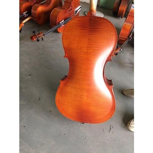 Free shipping beginner Cello Full Size 4/4 3/4 1/4 Basswood Violoncello With bow Acoustic Musical Instrument factory wholesale
