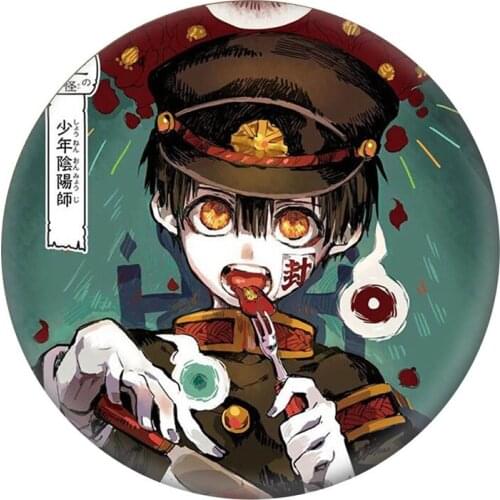 Toilet Bound Hanako Kun Anime Badges on a Backpack NENE Anime Icons Pins Badge Decoration Brooches Metal Badges for Clothes DIY