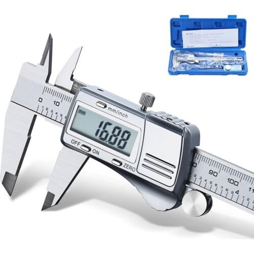 0-300mm Vernier Caliper High Precision Digital LCD Stainless Steel Depth Measuring Tools