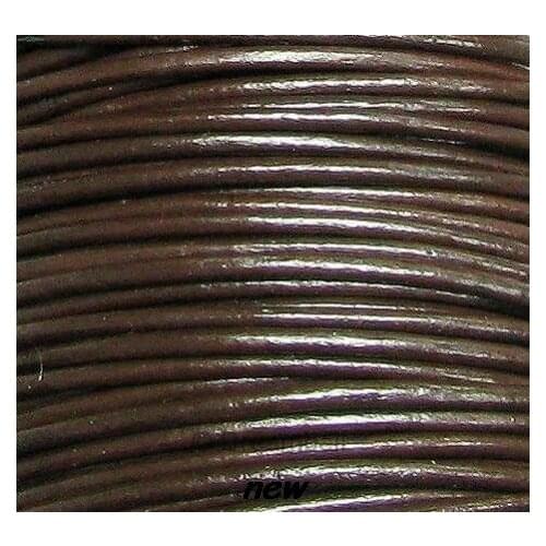 2mm mix grtg3s new Jewelry Black brown COFFEE COW real Round Genuine Leather cords Necklace Bracele Cord string Rope