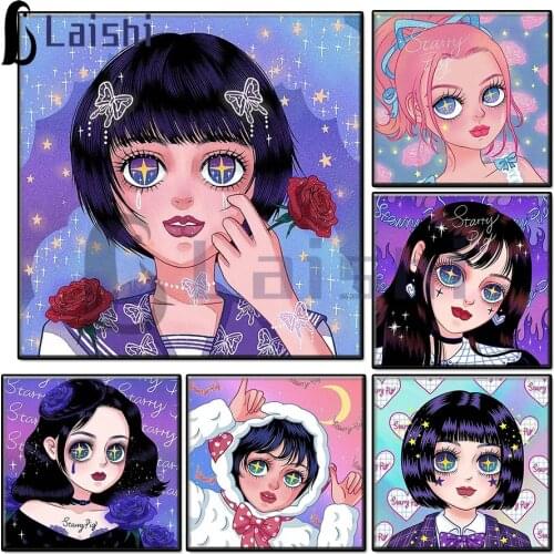 Diamond embroidery Cartoon, fantasy girl diamond mosaic diamond painting full square round stitch cross rhinestone pictures