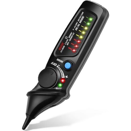 AVD06 Dual Mode AC Voltage Detector Non-contact Insulation Voltage Tester Live Wire Cable Check with Flashlight