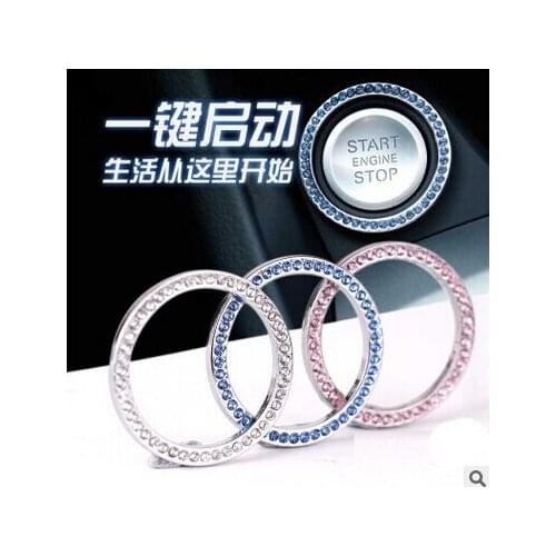 Car-styling Start Stop Button Ignition Key Ring For Acura RLX CL EL CSX ILX MDX NSX RDX RL SLX TL TSX Vigor ZDX