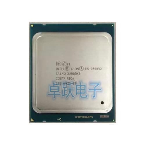 Free shipping Intel E5-1650V2 Intel Xeon E5-1650 V2 E5 1650 V2 3.50GHZ 6-Core 12MB LGA2011 130W