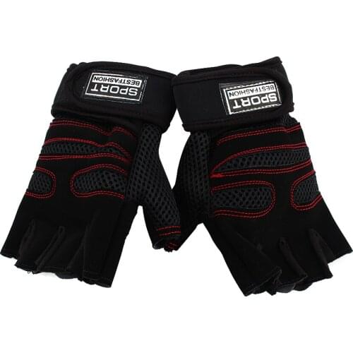 Free Shipping Gym Gloves Fitness Weight Lifting Gloves Body Building Training Sports Exercise Sport Workout Glove for Men Women