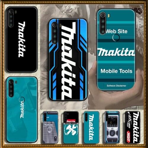 Toolbox Makitas Phone case For Xiaomi Redmi Note 7 7A 8 8T 9 9A 9S 10 K30 Pro Ultra black luxury waterproof 3D shell soft prime