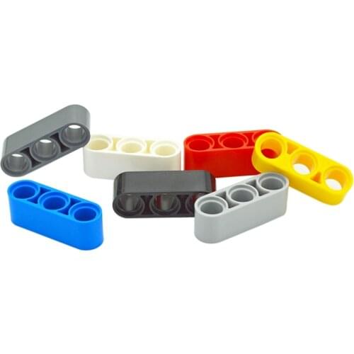 MOC Technical Car Parts Assembles Particles 32523 Liftarm Thick 1x3 hole Building Block DIY Bricks Educational Toys for Children