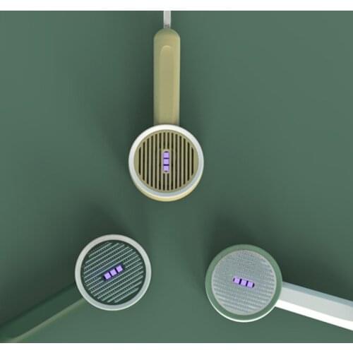 UV Light Sanitizer Wand Pet Neat Self Cleaning Slicker Pet Grooming Brush Effectively Reduces Shedding Short Long Hair