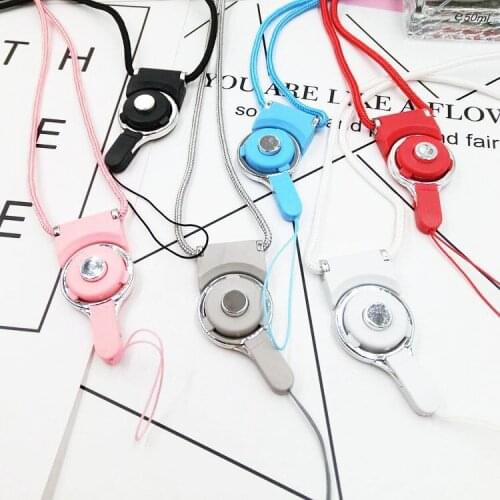 Long Neck Strap Lanyard for Phones/Car Keys Detachable Keychain KeyRing Holder porte clef Hanging Adornment ID Badge Strap