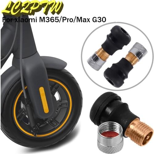 Electric Scooter Vacuum Valve for Xiaomi M365 Ninebot Max G30 Scooter Tyre Tubeless Tire Valve Wheel Gas Valve Accessories