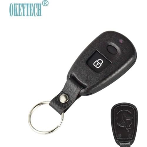 OkeyTech Keyless Entry Smart Remote Car Key Shell For Hyundai Elantra Before Year 2003 Santa Fe Eagle Terracan 1 Button