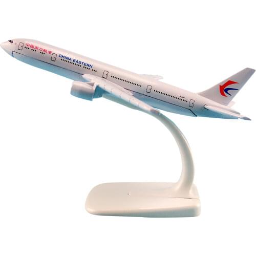 Alloy Metal Air China Eastern B777 Airlines Airplane Model China Boeing 777 Airways Plane Model Stand Aircraft Kids Gifts 16cm