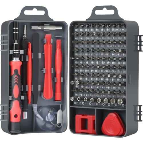 115 in1 S2 Screwdriver Set of Screw Driver Bit Set Multi-function Precision Mobile Phone Repair Device Hand Tools Torx Hex