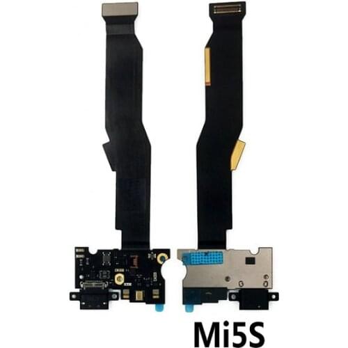 New USB Charging Board for Xiaomi 5S Plus Mi5splus Dock Connector Micro Usb Plug Port Charge Board & Microphone