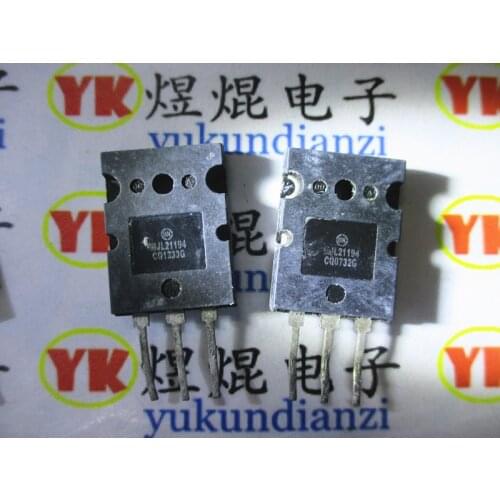 Original imported disassembly machine MJL21193 MJL21194 TO-3PL audio amplifier pairing tube is measured well 2 pairs-1lot