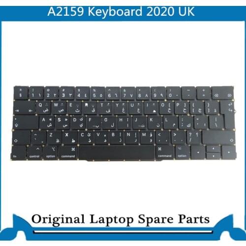 Original New Keyboard For Macbook Retina A2159 Arabic KB UK 2020